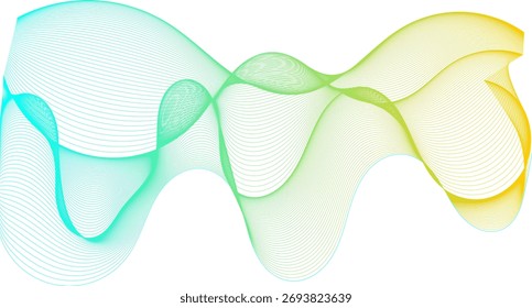 A gradient pulse in different colors