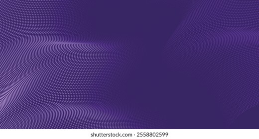 Gradient purple abstract halftone background