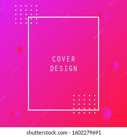 gradient purple Abstract Minimal Geometric Vector Multicolored Background With Shadow, dots and lines. Dynamic shapes composition. Eps 10 vector