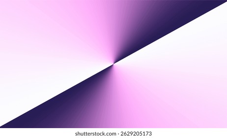 a gradient of purple hues, transitioning from a very light, almost pinkish purple near the center point to a deep, dark violet towards the outer edge.