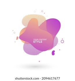 gradient purple infographi abstract Objects and curved Gradient abstractive design used for Options, banners, presentations, charts, flow Template.