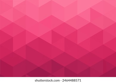 Gradient purple magenta background on triangle pattern. Geometric abstract pixel background.