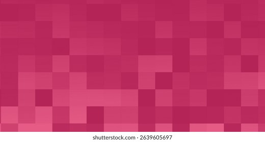 Gradient purple magenta background on triangle pattern. Geometric abstract pixel background.