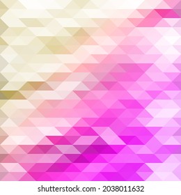 The gradient is purple-pink. Mosaic Background. Templates for the design of advertising, background, wallpaper, fabrics, posters.