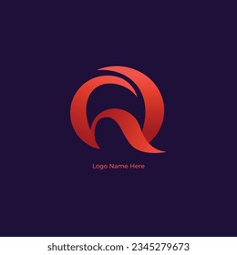 Gradient Q Modern Logo. Unique Q Letter Logo. Letter Q Logo Design Vector.