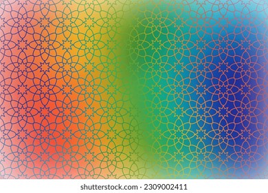 Fondo de color de arcoiris degradado con textura geométrica. Plantilla simple y minimalista para presentación, banner, fondo de pantalla, volante y más.