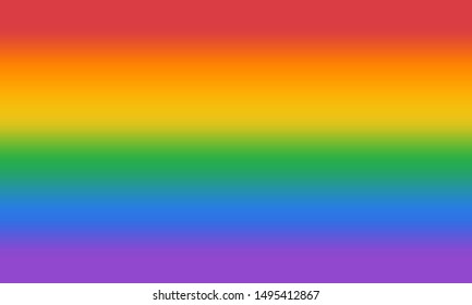 Gradient rainbow flag. LGBT symbol. Background, poster, postcard, banner design.