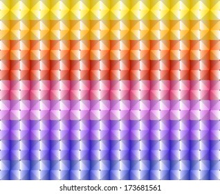 gradient rainbow square background for fabric design