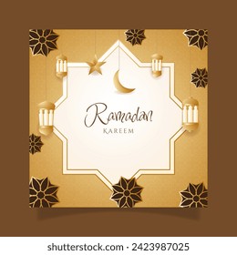 Gradient ramadan kareem Illustration. - Vektorgrafik.