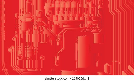 Gradient red abstract background. vector. eps10.
