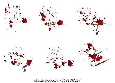 Fondo de tinta de pintura de sangre roja degradada