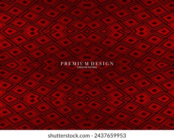 Gradient red flat block geometric premium background. 3d red steel background.