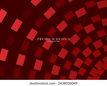 Gradient red flat block geometric premium background.