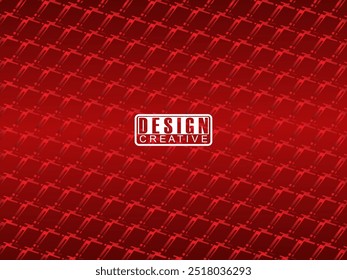 Gradient red flat block geometric premium background. 3d red steel background.
