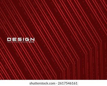 Gradient red glowing geometric pattern on dark red background. Shiny red modern pattern. Futuristic technology concept, suitable for covers, posters, banners, brochures, websites, etc.	
