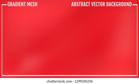 Gradient red and pink abstract vector blur background. Natural bright colors. 
