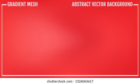 Gradient red and pink abstract vector blur background. Natural bright colors. 