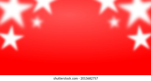 Gradient red and star christmas background