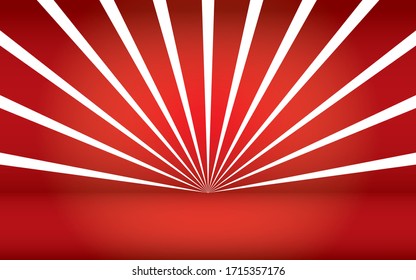 gradient red vintage background empty space studio room for display ad product website template wallpaper studio vector illustration,