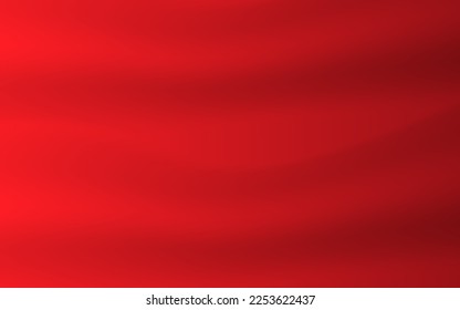 Gradient Red wavy abstract background