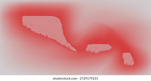 Gradiente vermelho branco abstrato gradação ruído textura borrão abstrato fundo