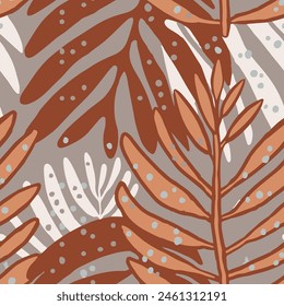 Gradient Repetitive Color Simple Beach Watercolor Vector. Green Continuous Classic Tropic Tree Ornament Background. Bright Repeated Fashion Monstera Textile Pattern.