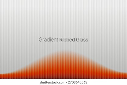 Gradient ribbed fractal glass texture pattern. gradient reflections in abstract background design