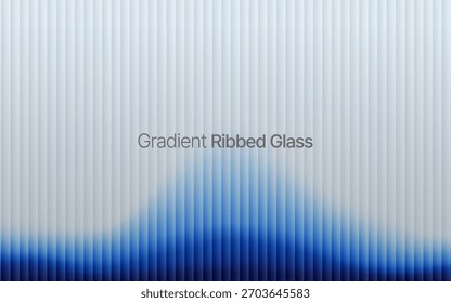 Gradient ribbed fractal glass texture pattern. gradient reflections in abstract background design