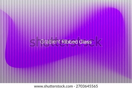 Gradient ribbed fractal glass texture pattern. gradient reflections in abstract background design