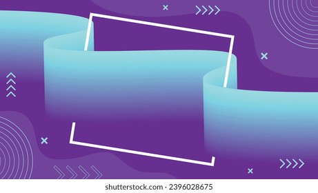 GRADIENT RIBBON BY ROOGO DESIGN WITH PURPLE BLUE BACKGROUND