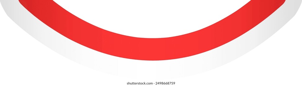 Gradient ribbon indonesia independence day