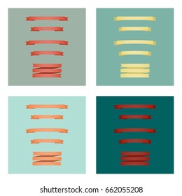 Gradient Ribbons Stock Vector (Royalty Free) 662055208 | Shutterstock
