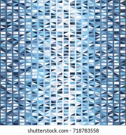 Gradient right triangle background. Seamless vector pattern