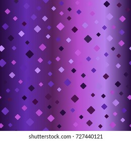 Gradient rounded diamond pattern. Seamless vector background