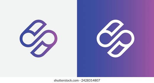 Gradient s logo design modern initial logo minimalist logo design s letter icon