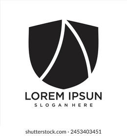 Protección de Plantilla con logotipo de seguridad degradado