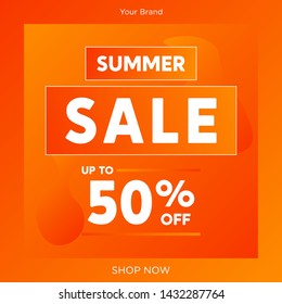 Gradient Sale Promotion Banners for Social Media and Digital Marketing