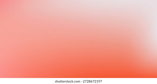 Gradient with Salmon, Red, Coral Candy, Pink color. Attractive and mystical blurred backdrop with smooth color degradation. Sample with blank space for text and advertising.