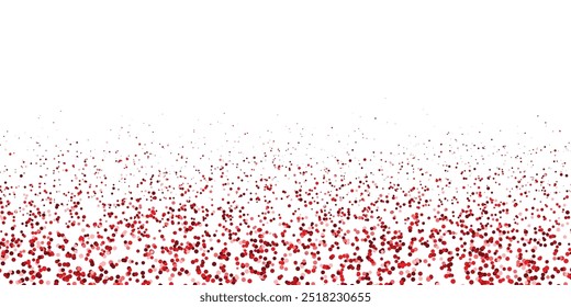  A gradient of scattered red dots fades into a white background. Minimalist abstract design with a dynamic, flowing pattern.