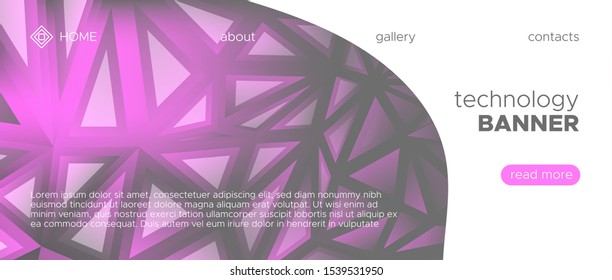 Gradient Science Background. Gray Technology Geometric. Business Landing Page. Digital Triangle Pattern. Science Brochure. Pink Technology Illustration. Gradient Landing Page. Science Presentation.