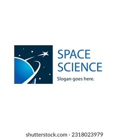gradient science logo design template