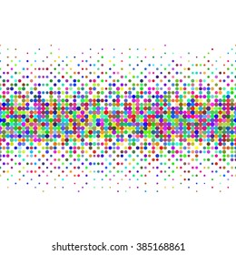 Gradient Seamless Background with Color Dots for Creative Idea