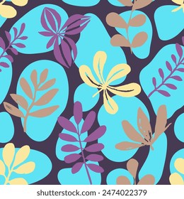 Gradient Nahtlose zeitgenössische organische Farbe Vektorgrafik. Helle nahtlose kreative frische Aquarell, nahtloser Hintergrund. Lebendige endlose Farbe Garten Vorlage Hintergrund. 