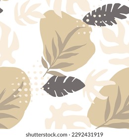 Gradient Seamless Doodle Spring Ornament Background. Green Continuous Fashion Vintage Style, Seamless Pattern. Pink Endless Nature Retro Illustration Print. 