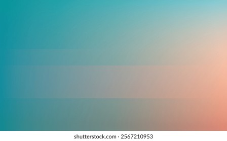 A Gradient of Serenity, A Seamless Transition from Aqua Depths to Gentle Peach Hues, Offering a Calming and Abstract Aesthetic,