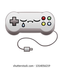 gradient shaded cartoon of a game control