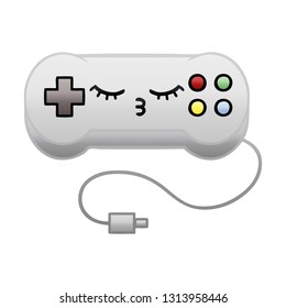 gradient shaded cartoon of a game controller