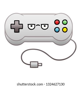 gradient shaded cartoon of a game controller