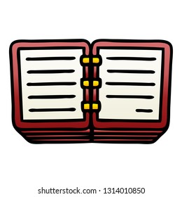 gradient shaded cartoon of a stack of  diaries