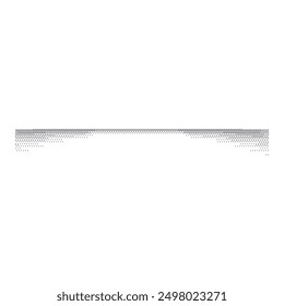 Gradient shadow with grainy noise and stipple effect. lines with dot and grit texture. Drop shadow with shaded edges. Flat vector illustration isolated on white background.